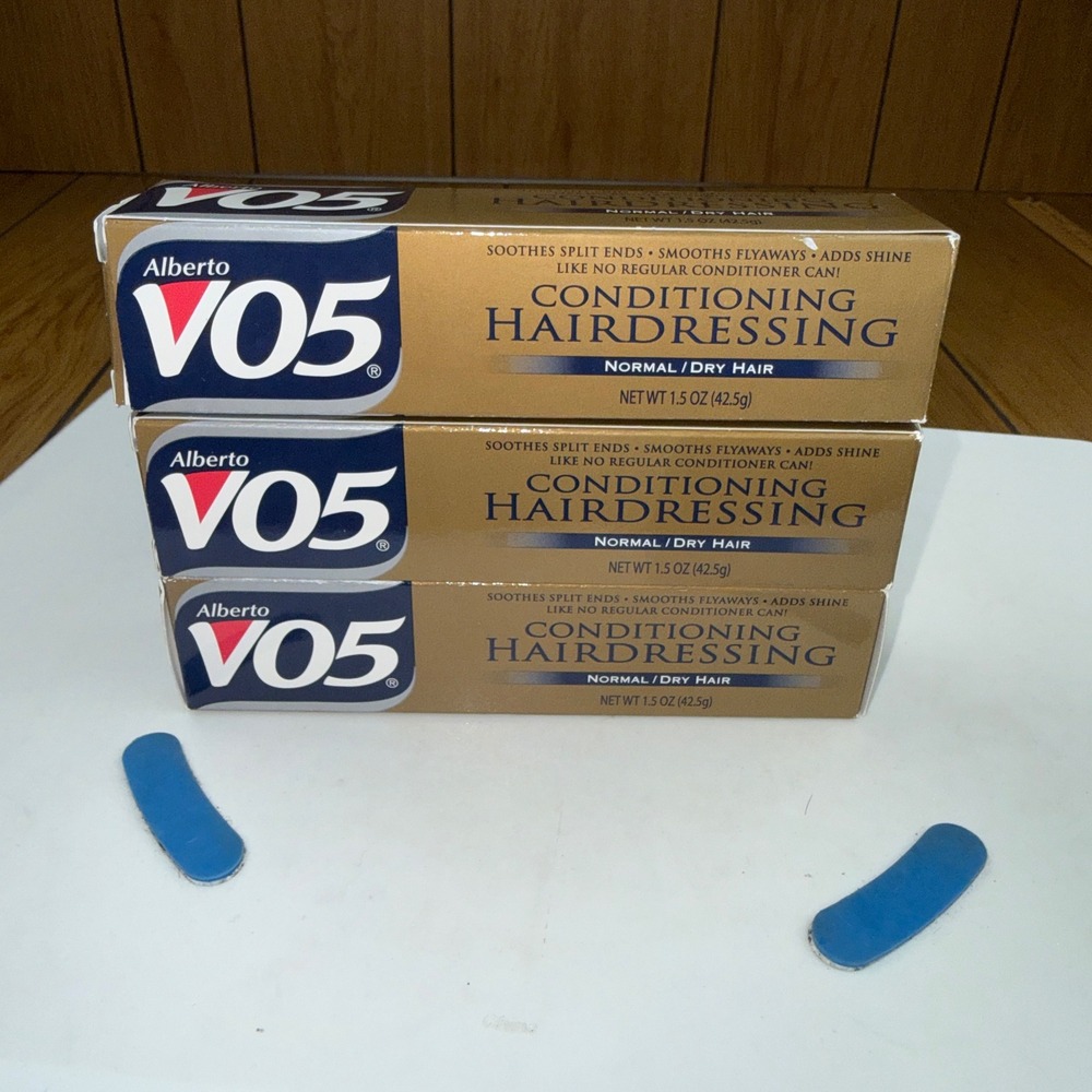Lot of 3 Alberto VO5 Conditioning Hairdressing Normal Dry Hair 1.5oz Each 84024
